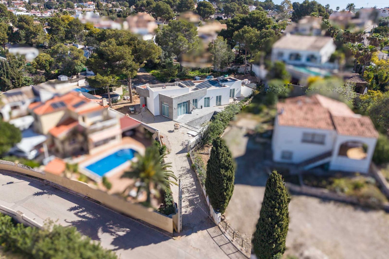 8329CAL Moderne, noch nicht fertiggestellte Villa in Calpe zu verkaufen. 8329CAL Moderne, noch nicht fertiggestellte Villa in Calpe zu verkaufen.