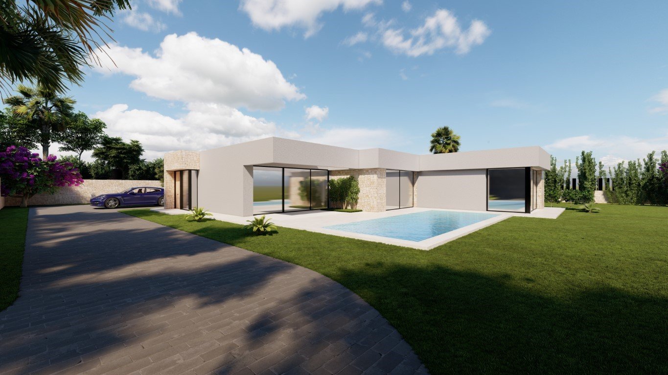 6414CAL Moderne, einstöckige, neu gebaute Villa in Laufnähe zum Yachthafen in Calpe 6414CAL Moderne, einstöckige, neu gebaute Villa in Laufnähe zum Yachthafen in Calpe